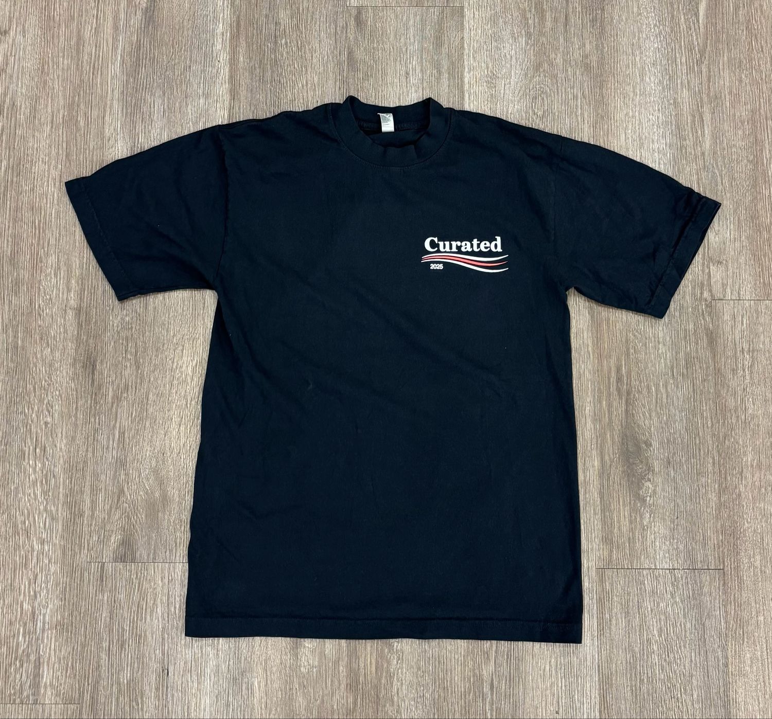 CURATED 4 YEARS CAMPAIGN TEE BLACK