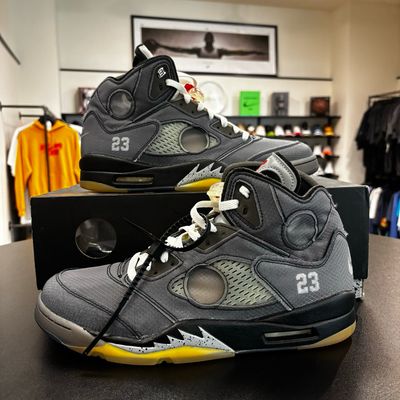 PO BC AIR JORDAN 5 OFF-WHITE MUSLIN SIZE 11