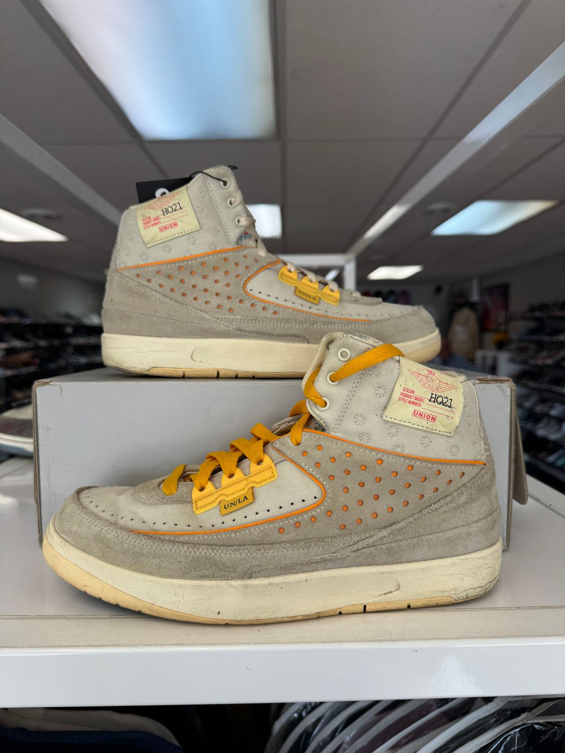 PO AIR JORDAN 2 UNION RATTAN SIZE 8