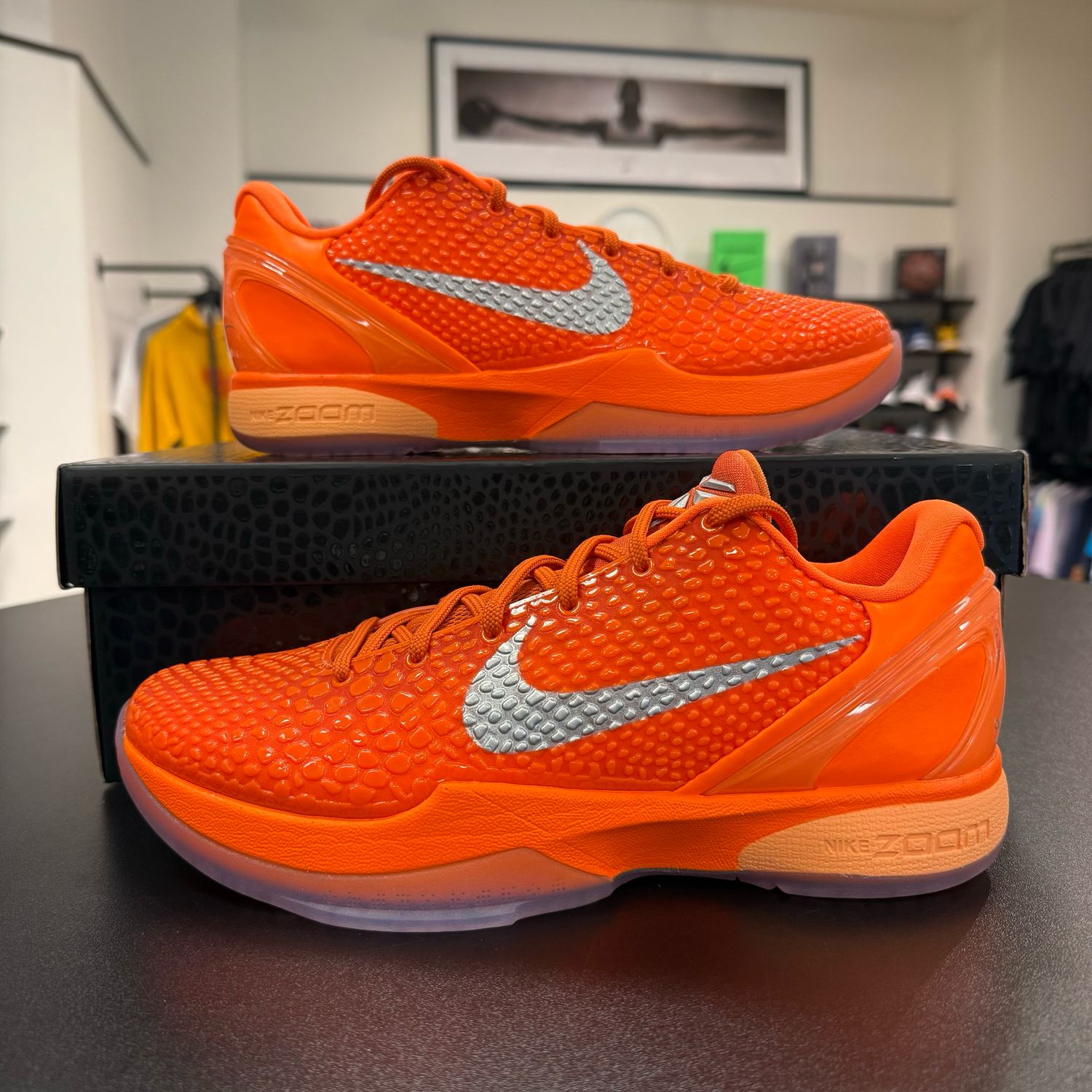 NEW NIKE KOBE 6 PROTRO TOTAL ORANGE