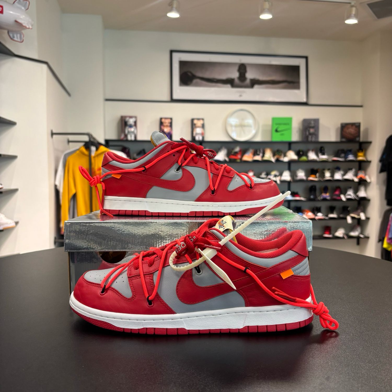 PO NIKE DUNK LOW OFF WHITE UNIVERSITY RED SIZE 11