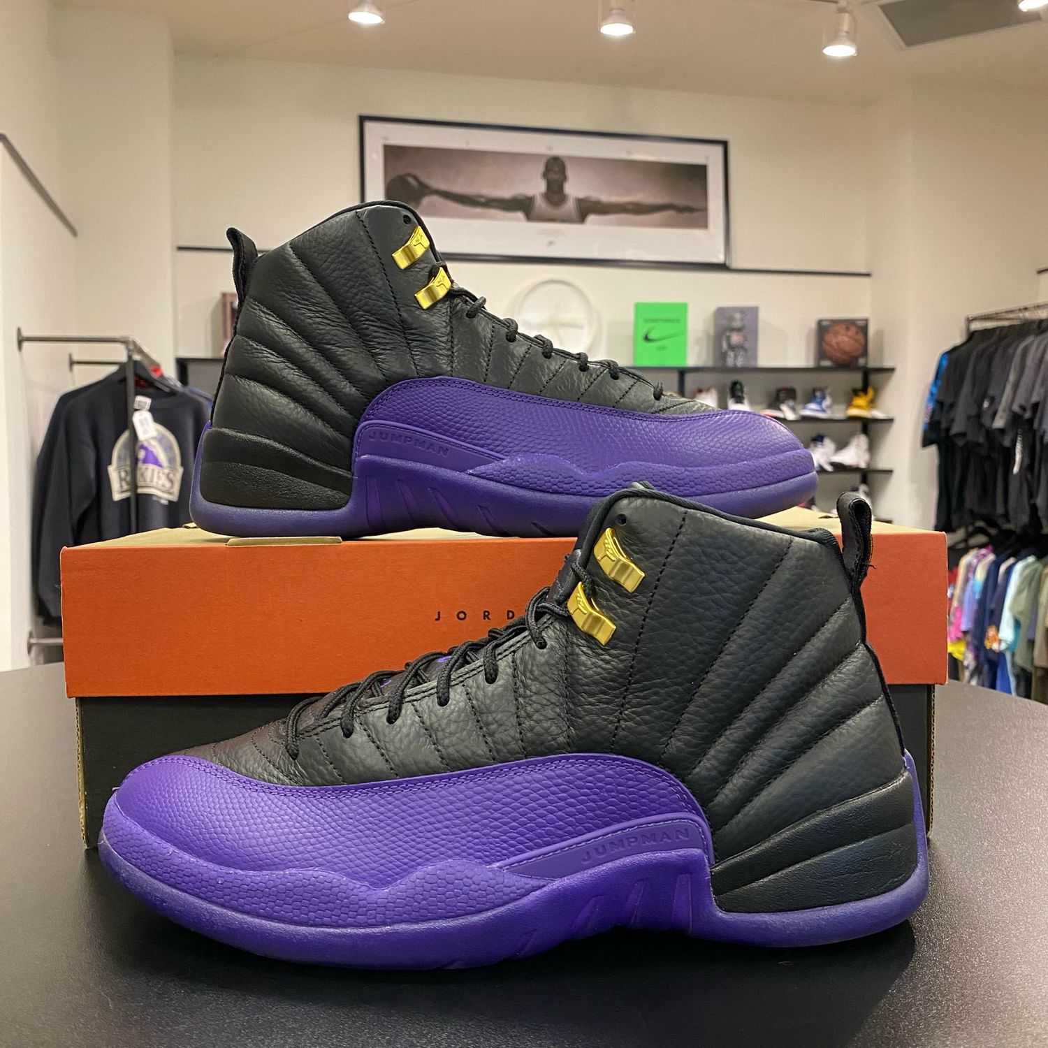 PO3 AIR JORDAN 12 FIELD PURPLE SIZE 10.5