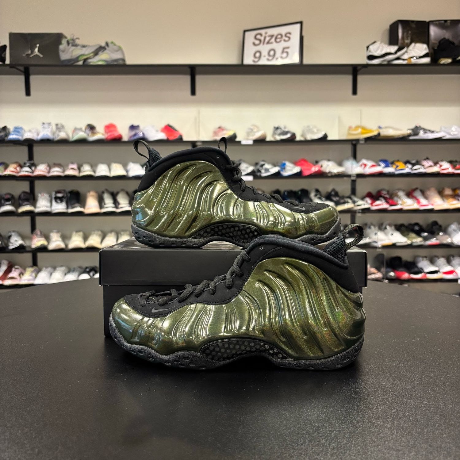 PO NIKE AIR FOAMPOSITE ONE LEGION GREEN SIZE 8