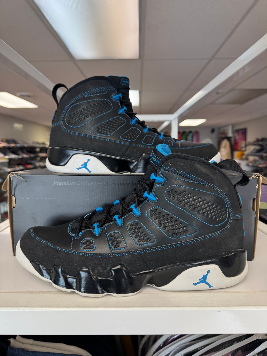 PO AIR JORDAN 9 RETRO PHOTO BLUE SIZE 11