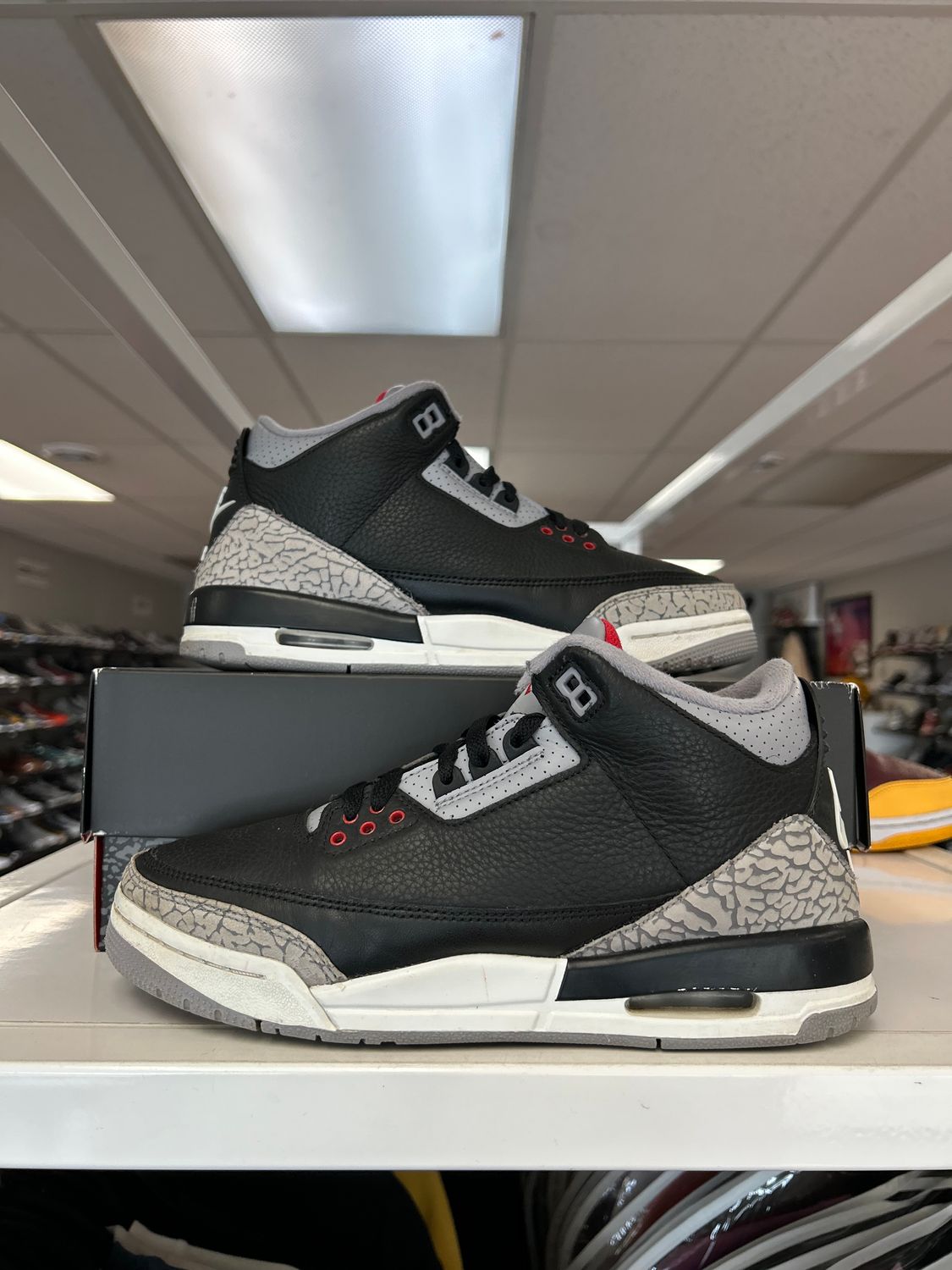PO AIR JORDAN 3 RETRO BLACK CEMENT (2024) (GS) SIZE 7Y
