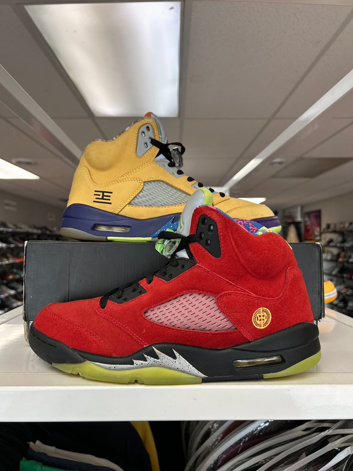 PO AIR JORDAN 5 WHAT THE SIZE 10.5