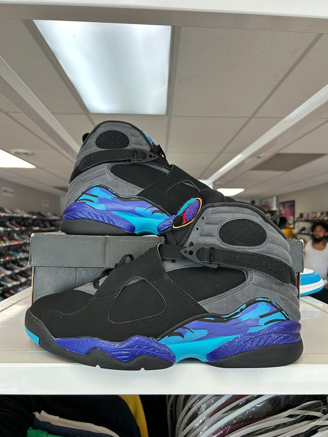 PO AIR JORDAN 8 AQUA (2015) SIZE 11.5