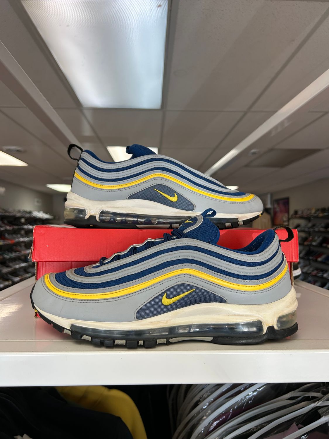 PO NIKE AIR MAX 97 MICHIGAN SIZE 10