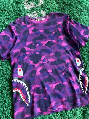 PO BAPE CAMO SHARK TEE SIZE XL