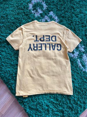 PO GALLERY DEPT. UPSIDE DOWN TEE YELLOW SIZE S