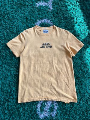 PO GALLERY DEPT. UPSIDE DOWN TEE YELLOW SIZE S