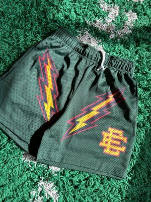 PO ERIC EMANUEL EE BASIC LIGHTING BOLTS GREEN SIZE LARGE SMALL