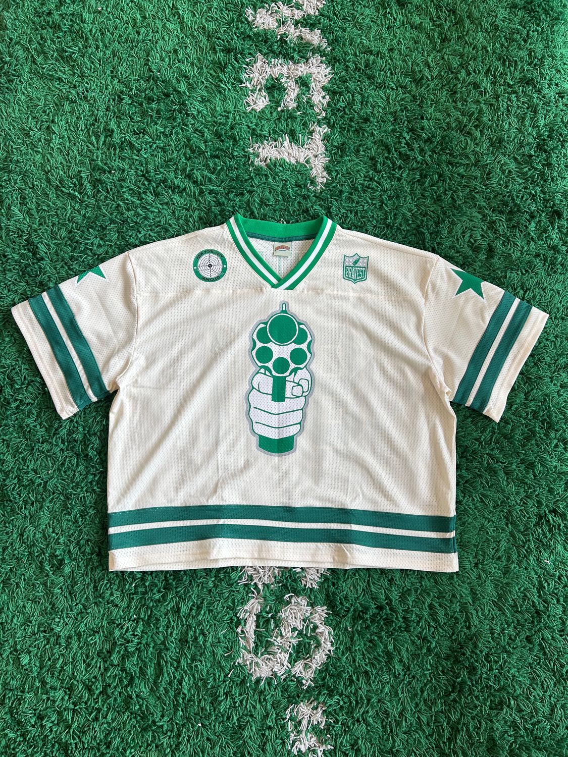 PO BRAVEST STUDIO I DONT DIAL 911 JERSEY SIZE L