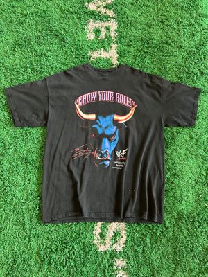 VINTAGE WWF THE ROCK KNOW YOUR ROLE SIZE 3XL