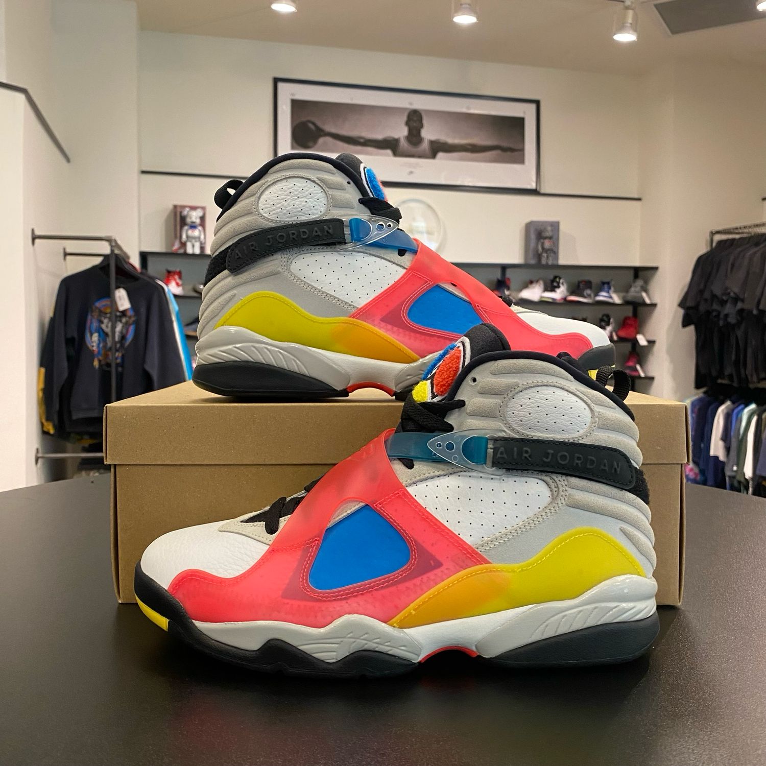 NEW (NO BOX) JORDAN 8 SP RETRO SE MULTICOLOR SIZE 9