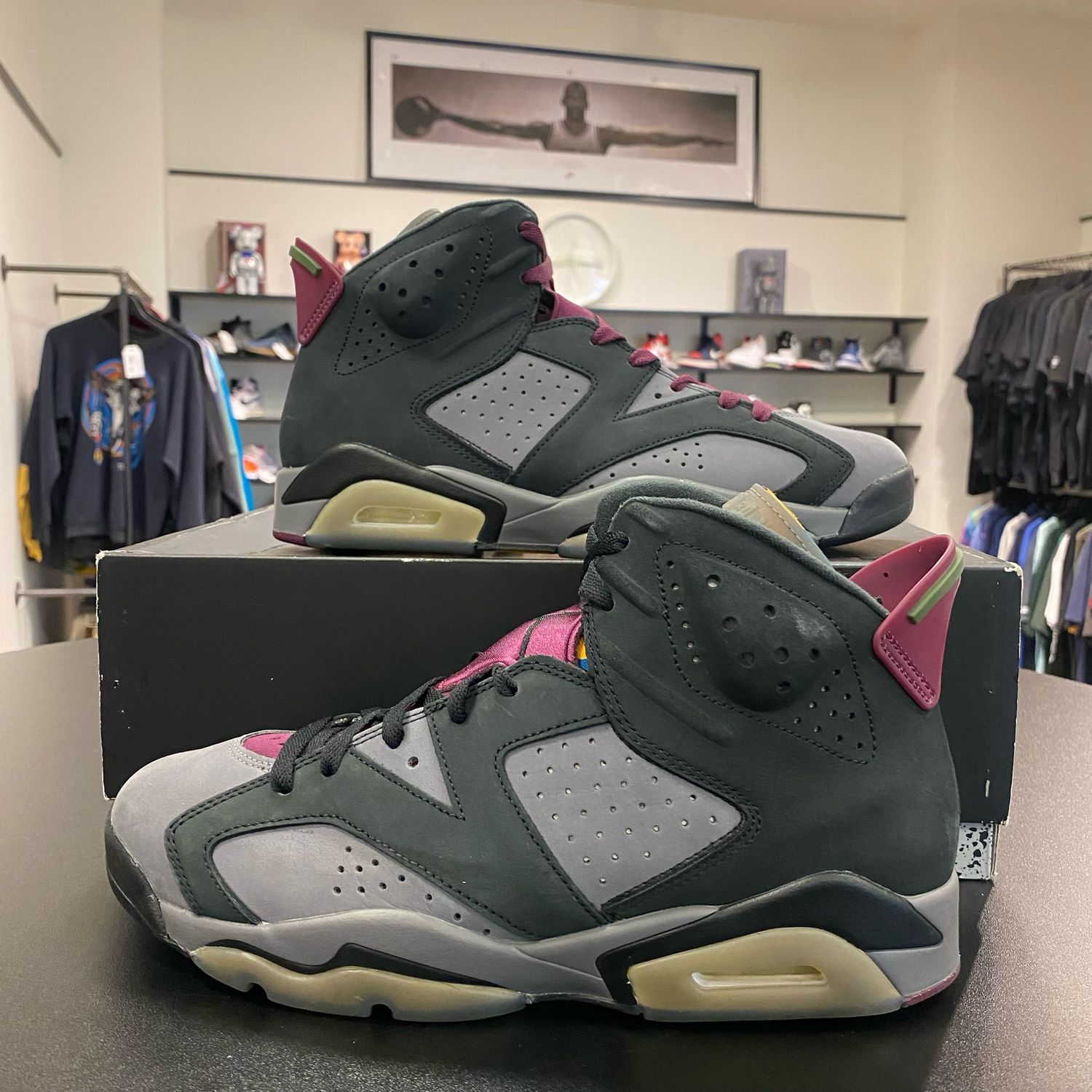 PO AIR JORDAN 6 BORDEAUX SIZE 9.5