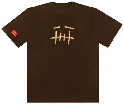 NEW TRAVIS SCOTT MCDONALDS FRY TEE BROWN