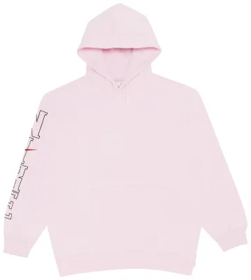 NEW SUPREME X NIKE HOODIE PINK SIZE XXL