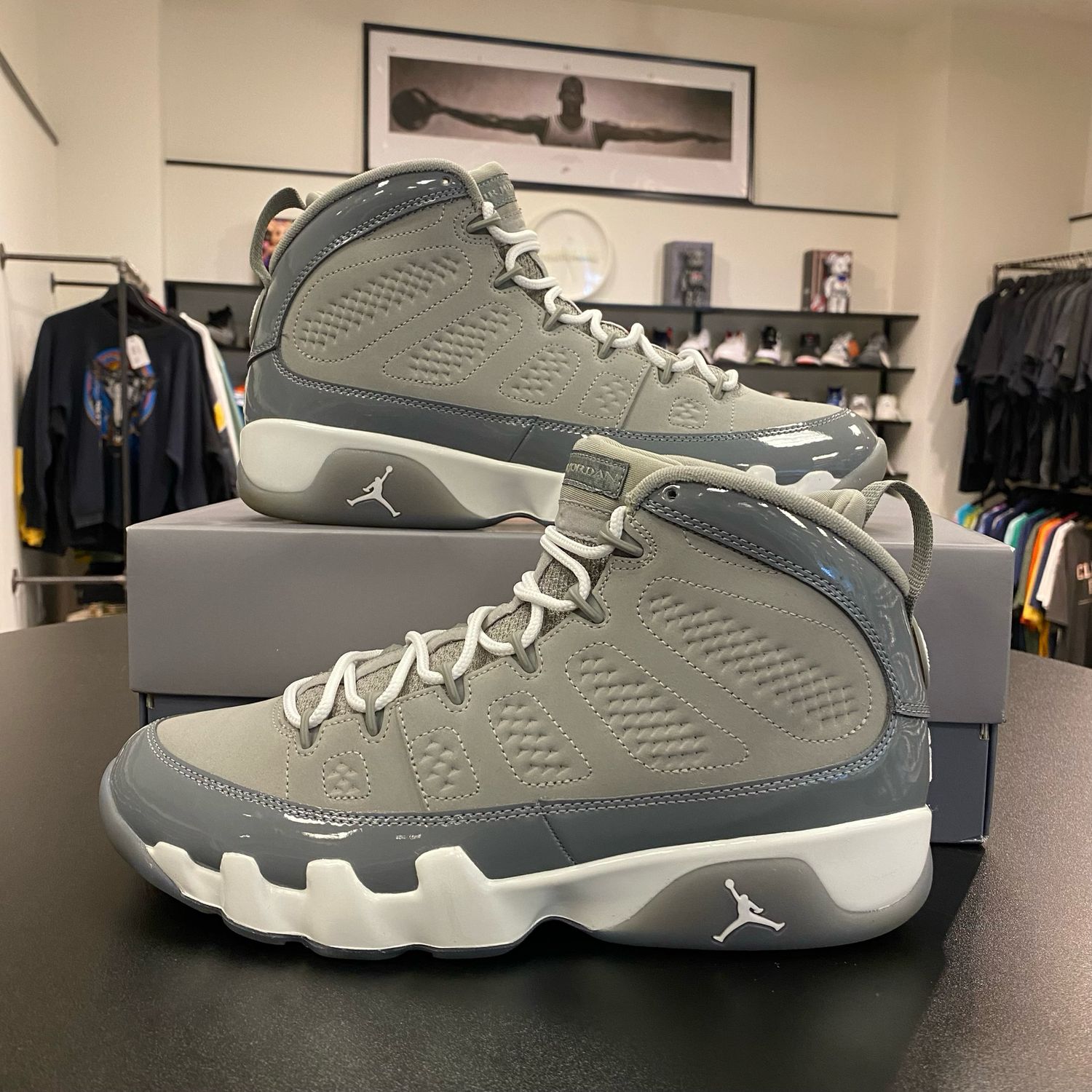 PO2 AIR JORDAN 9 COOL GREY SIZE 10.5