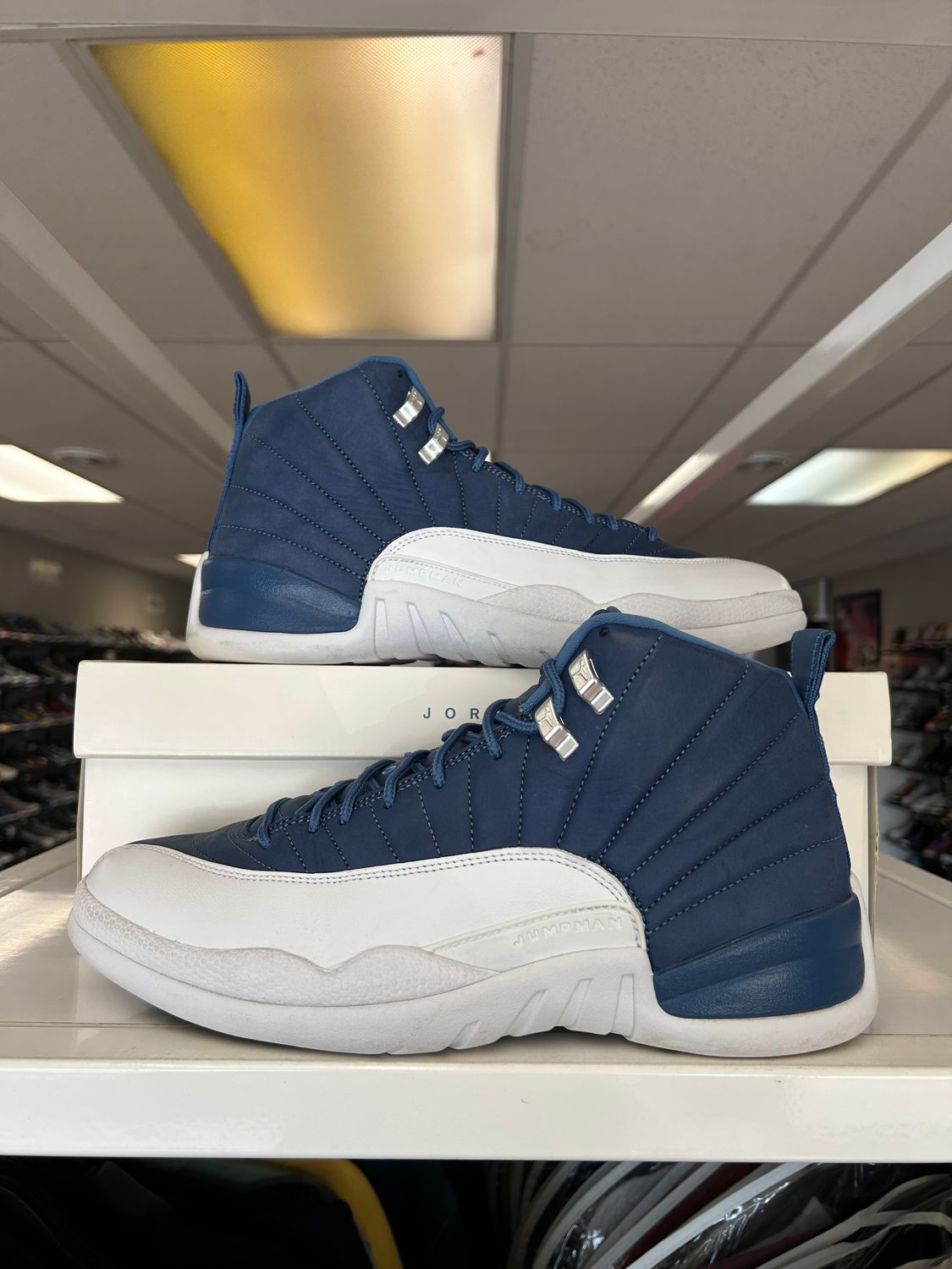 PO AIR JORDAN 12 INDIGO SIZE 11