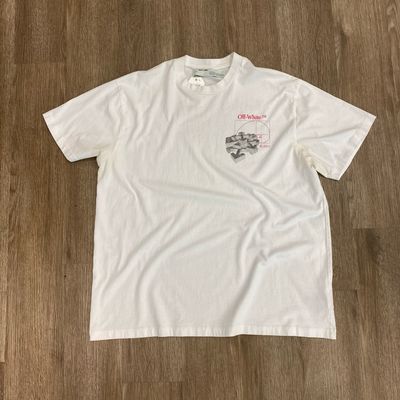 PO OFF-WHITE GOLDEN RATIO SS20 TEE WHITE M