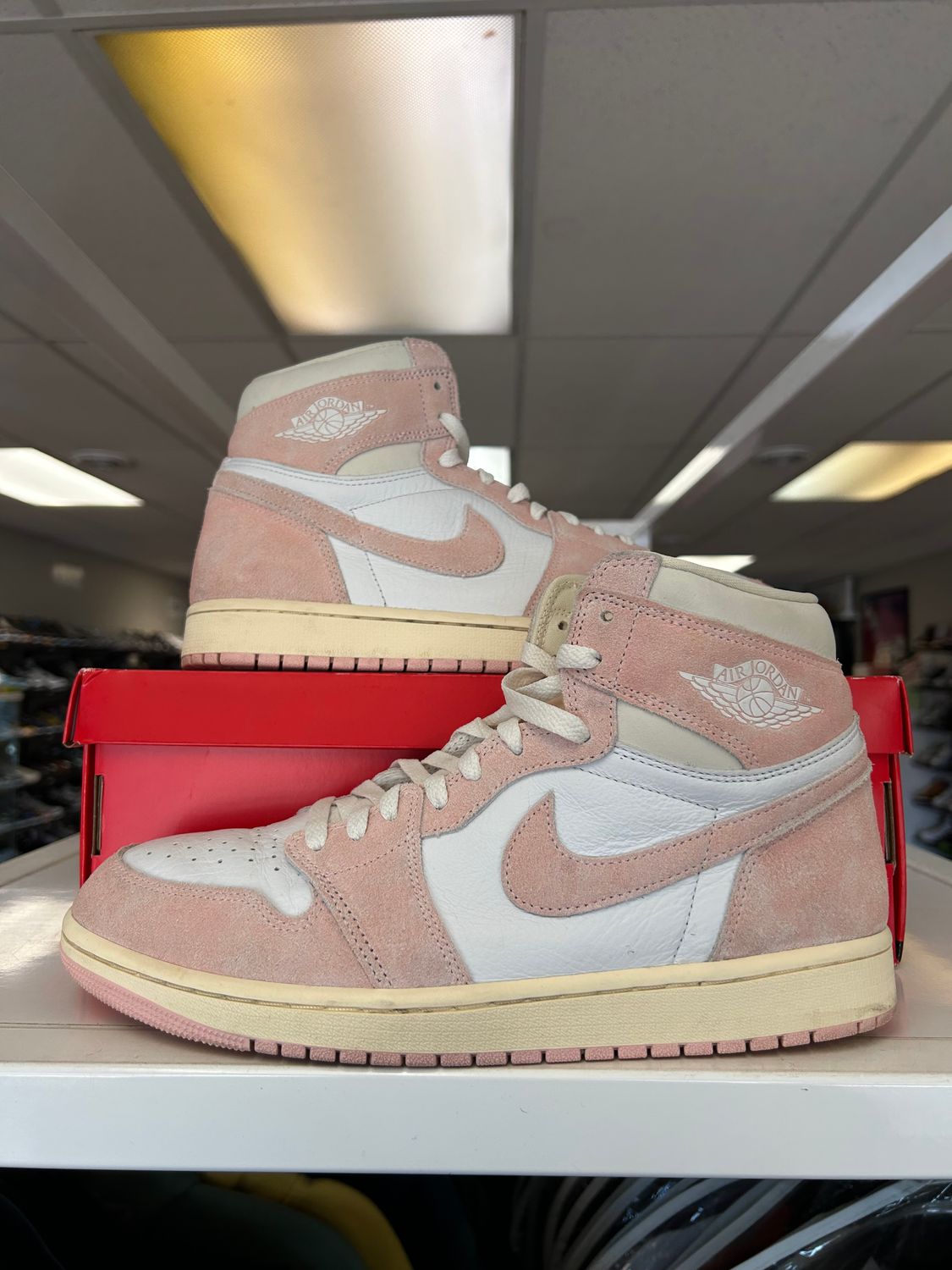 PO AIR JORDAN 1 RETRO HIGGH OG WASHED PINK (WOMENS) SIZE 11.5W