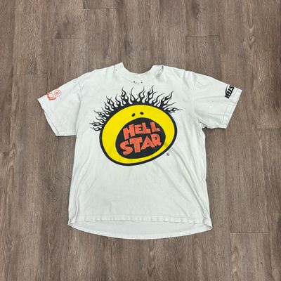 PO HELLSTAR SLIME TEE CREAM SIZE XL (FLAW)