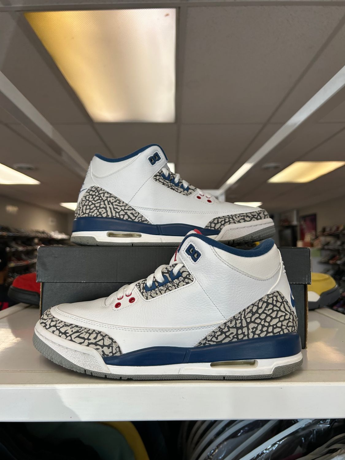 PO AIR JORDAN 3 RETRO TRUE BLUE (2016) (GS) SIZE 6.5Y