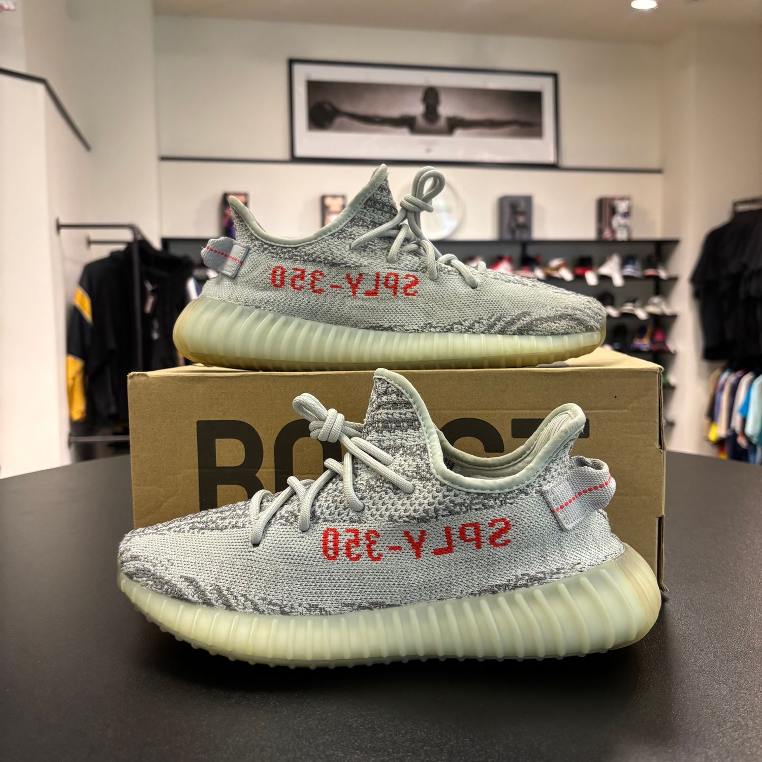 PO ADIDAS YEEZY 350 BLUE TINT SIZE 7.5