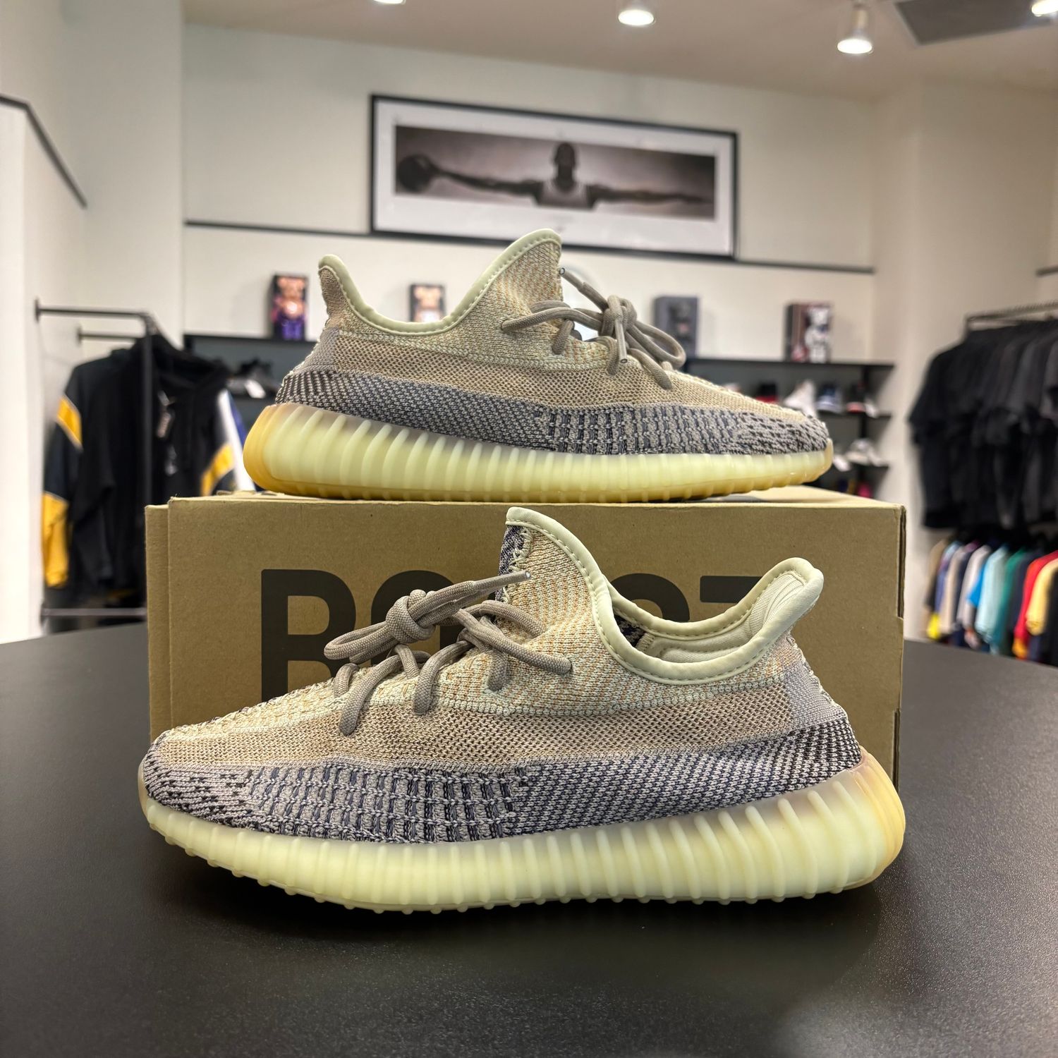 PO ADIDAS YEEZY 350 V2 ASH PEARL SIZE 8