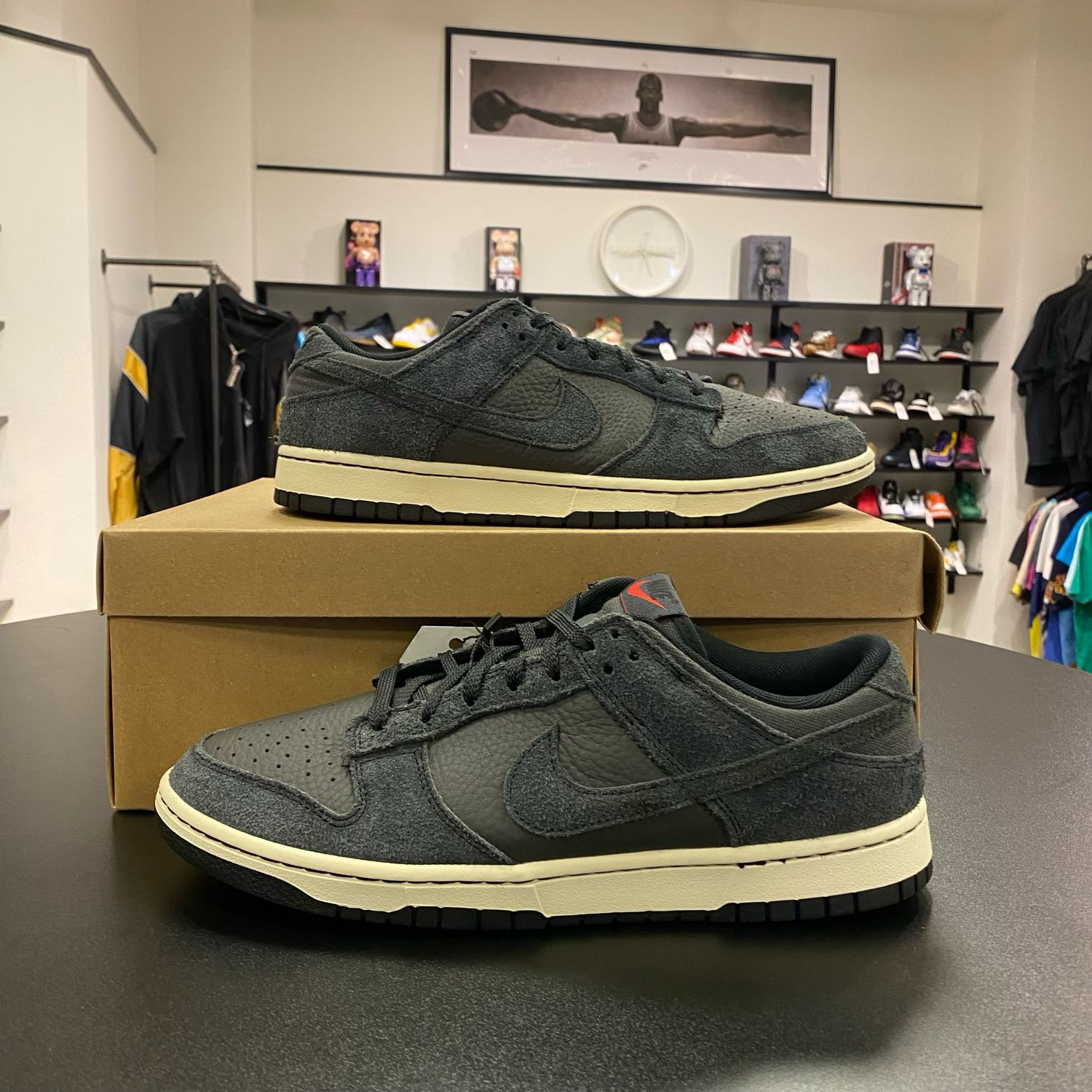 PONB NIKE DUNK LOW PRM BLACK OFF NOIR SIZE 10.5