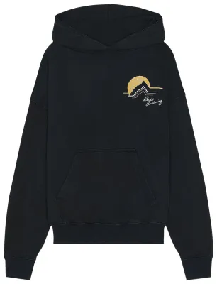 NEW RHUDE AWAKENING HOODIE VTG BLACK SIZE L