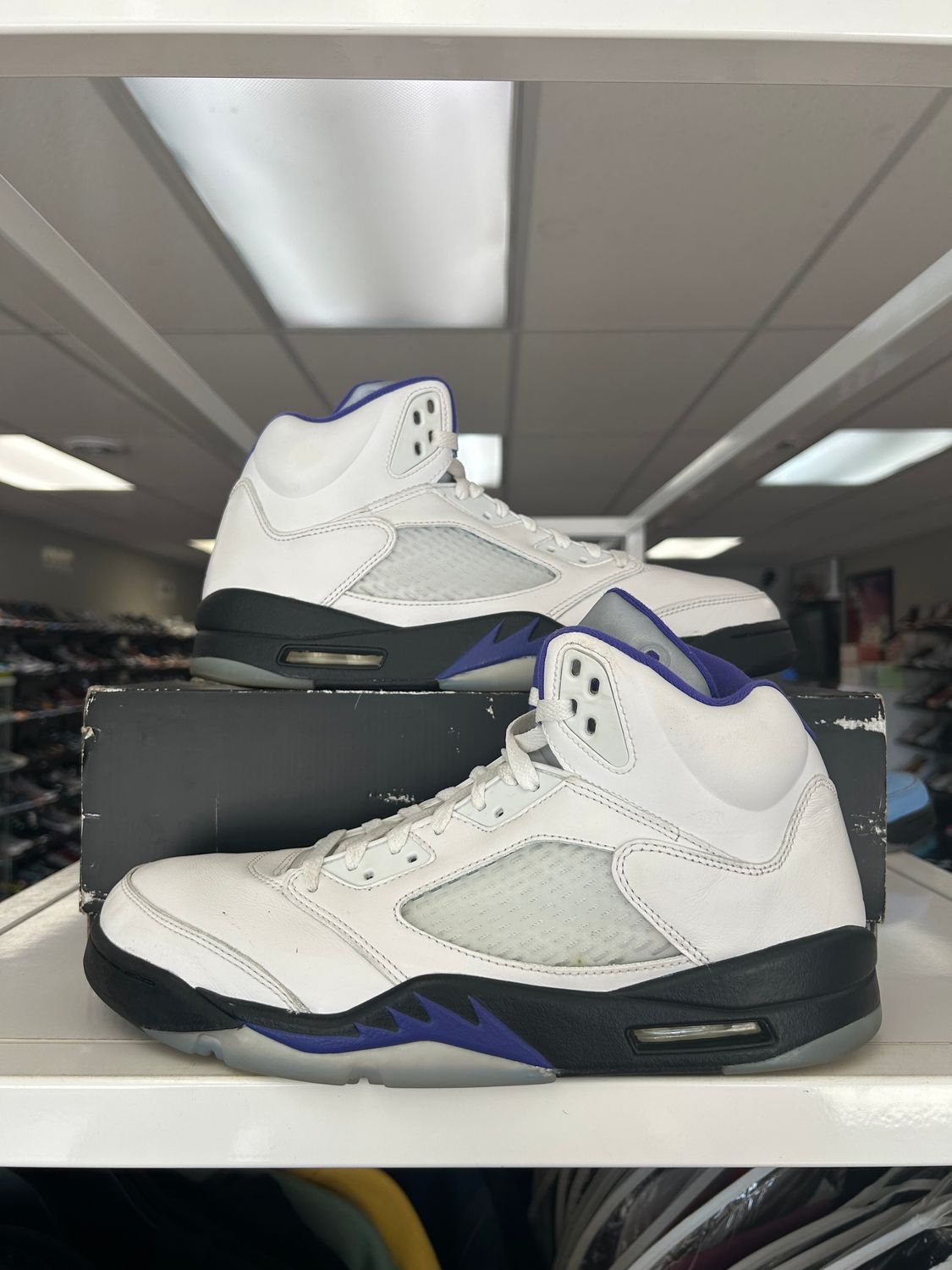 PO AIR JORDAN 5 RETRO DARK CONCORD SIZE 12