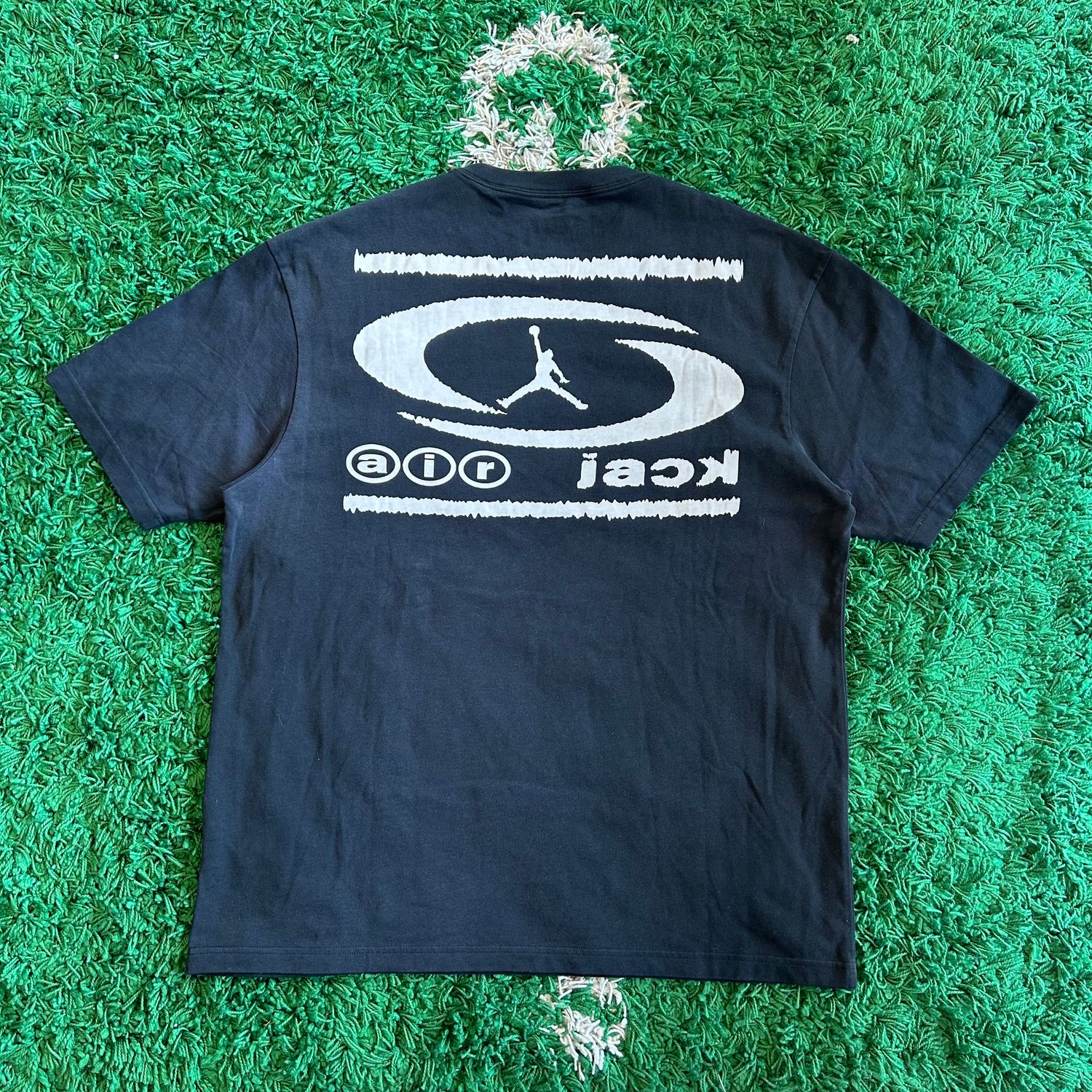 PO AIR JORDAN X TRAVIS SCOTT T-SHIRT BLACK SIZE L