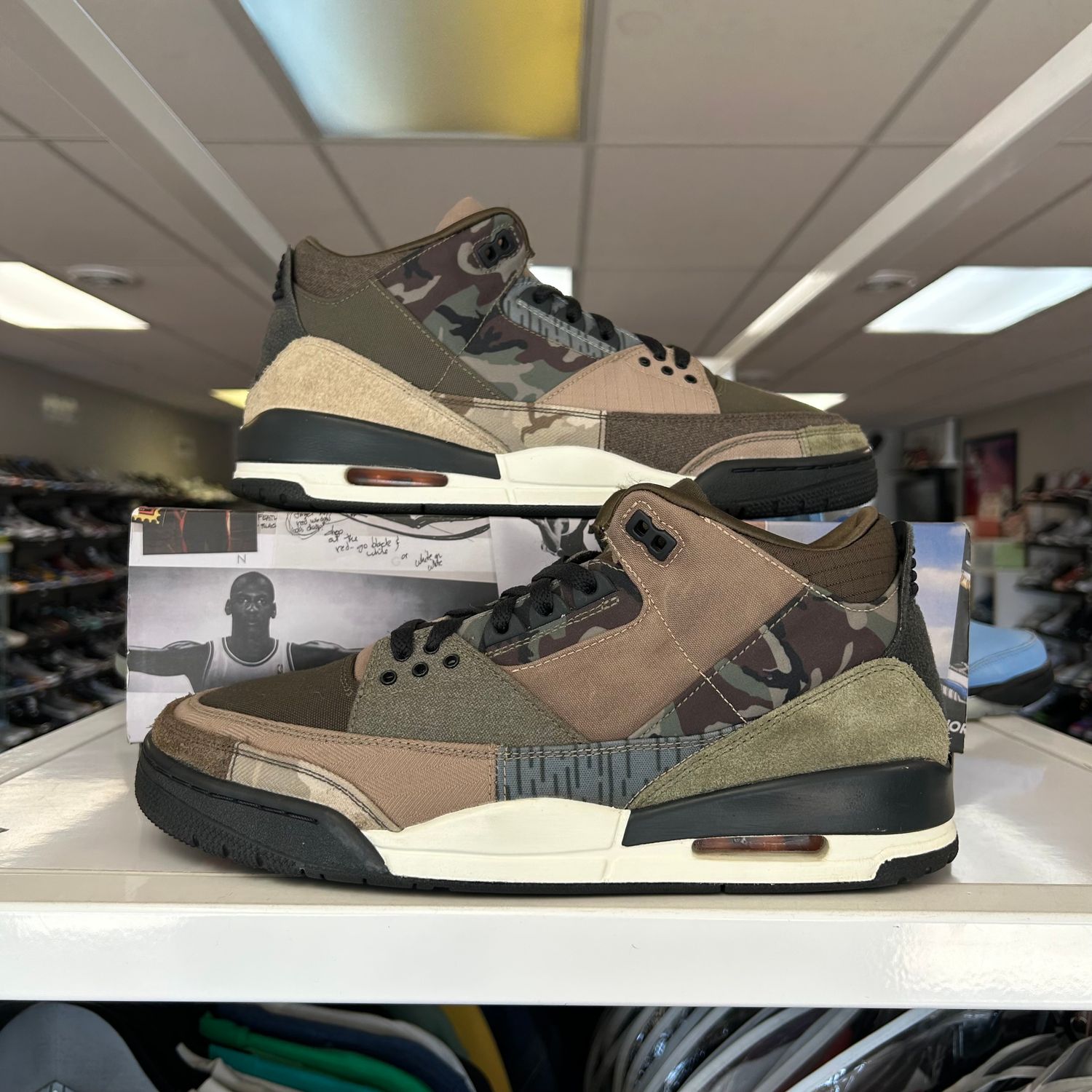 PO AIR JORDAN 3 RETRO PATCHWORK CAMO SIZE 11