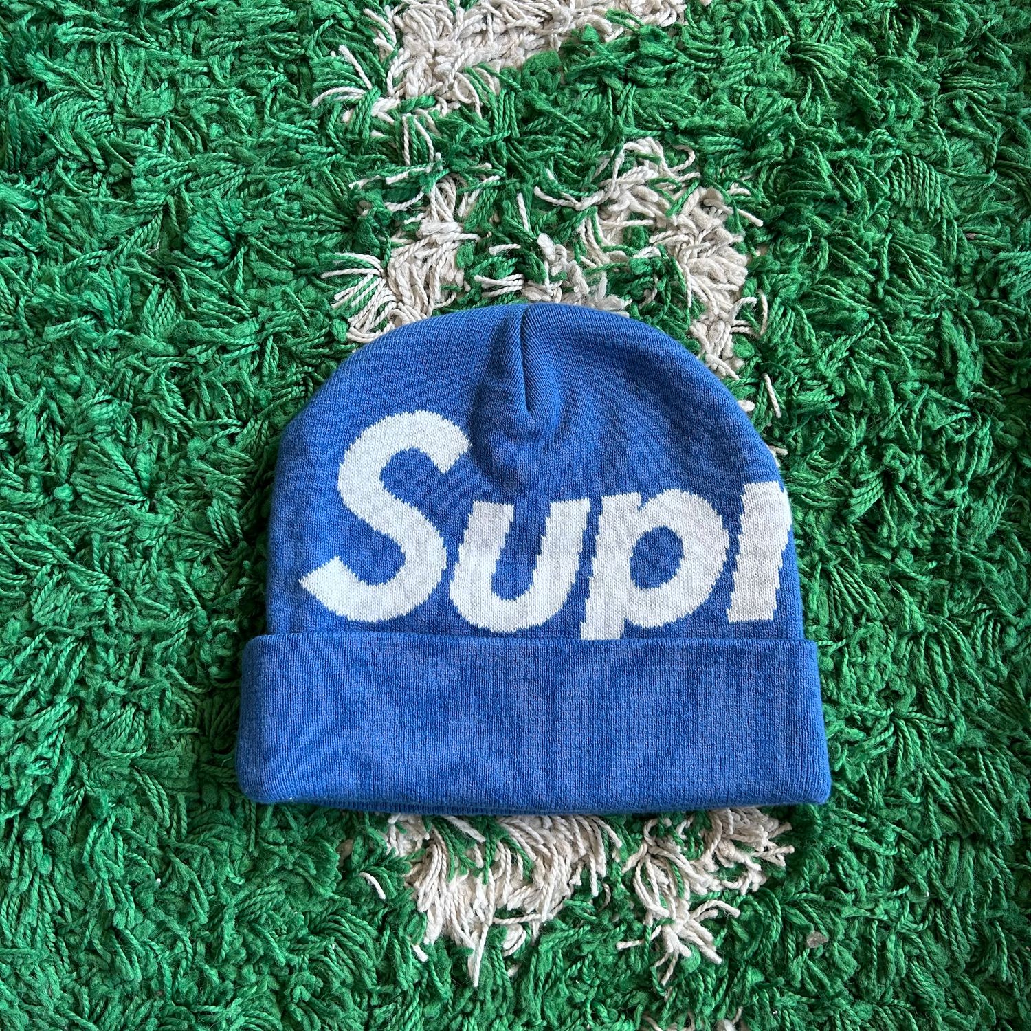 PO SUPREME BIG LOGO BEANIE (FW24) BLUE SIZE O/S