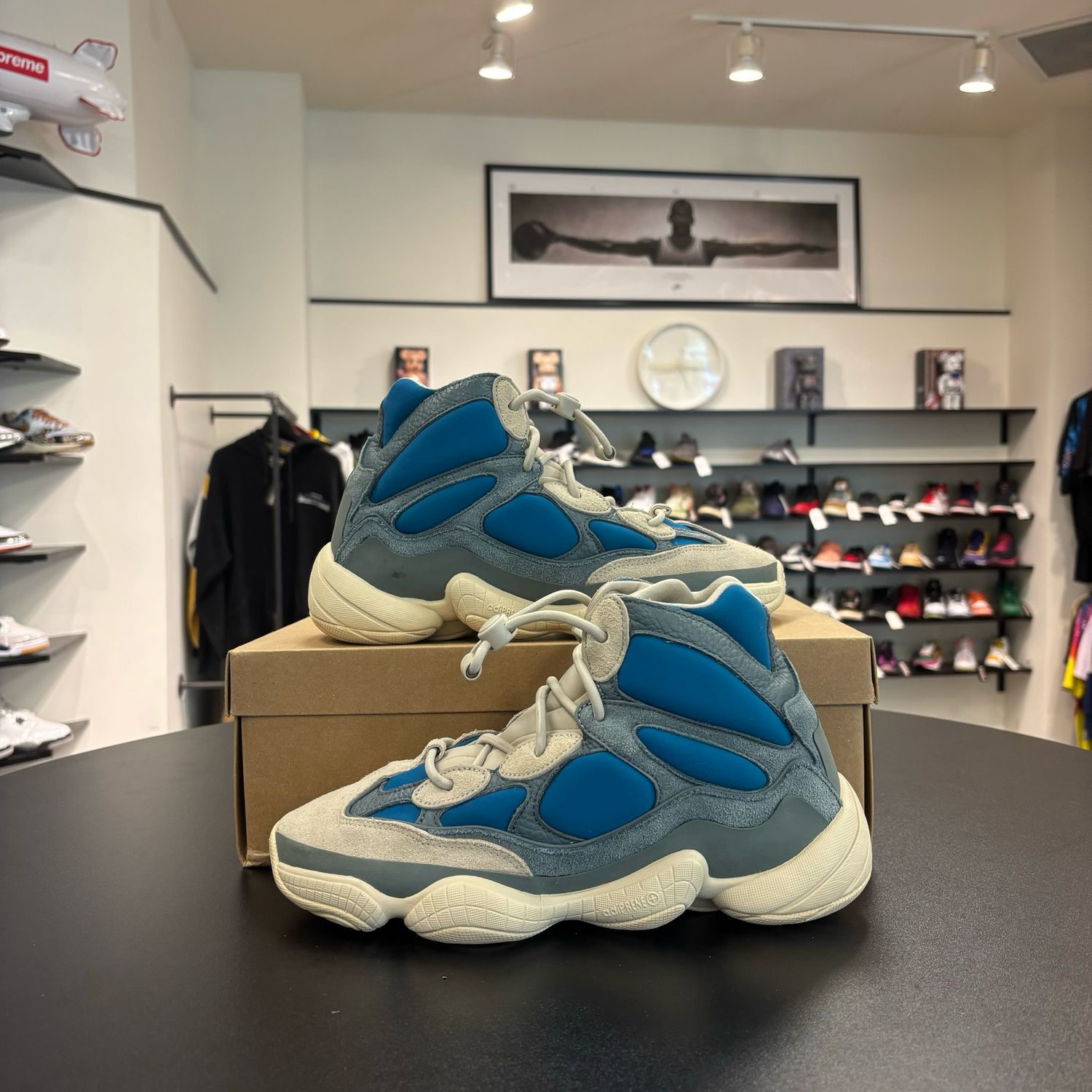 PONB ADIDAS YEEZY 500 HIGH FROSTED BLUE SIZE 10