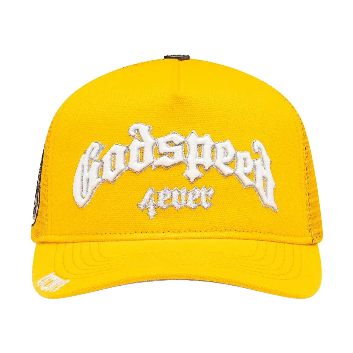 NEW GODSPEED FOREVER TRUCKER SNAPBACK HAT YELLOW