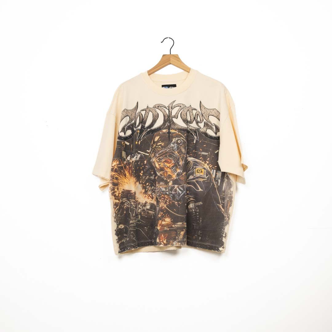 NEW GODSPEED STEEL SHARPENS STEEL TEE