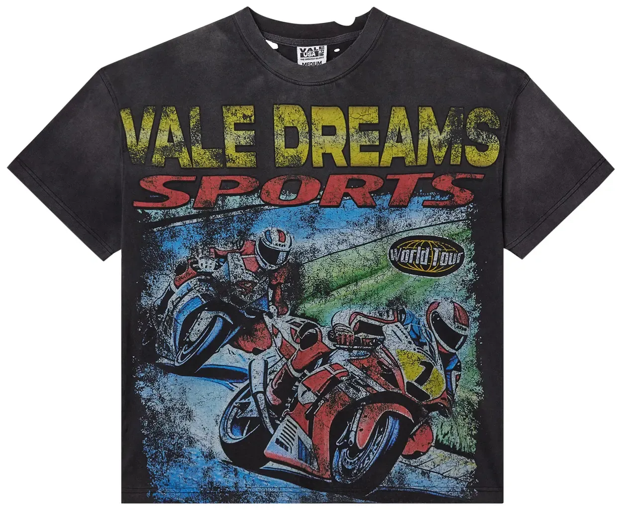 NEW VALE MOTOCROXXX TEE BLACK