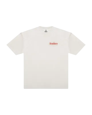 NEW STRAWBERRY JAMS T SHIRT WHITE