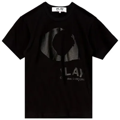 NEW COMME DES GARCONS PLAY EYE T SHIRT BLACK