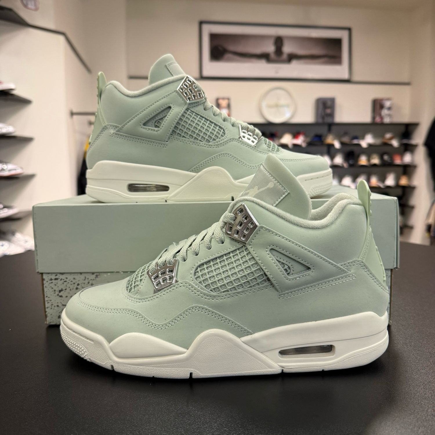 NEW AIR JORDAN 4 SEAFOAM SAIL (W)