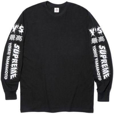 NEW SUPREME YOHJI YAMAMOTO L/S TEE BLACK