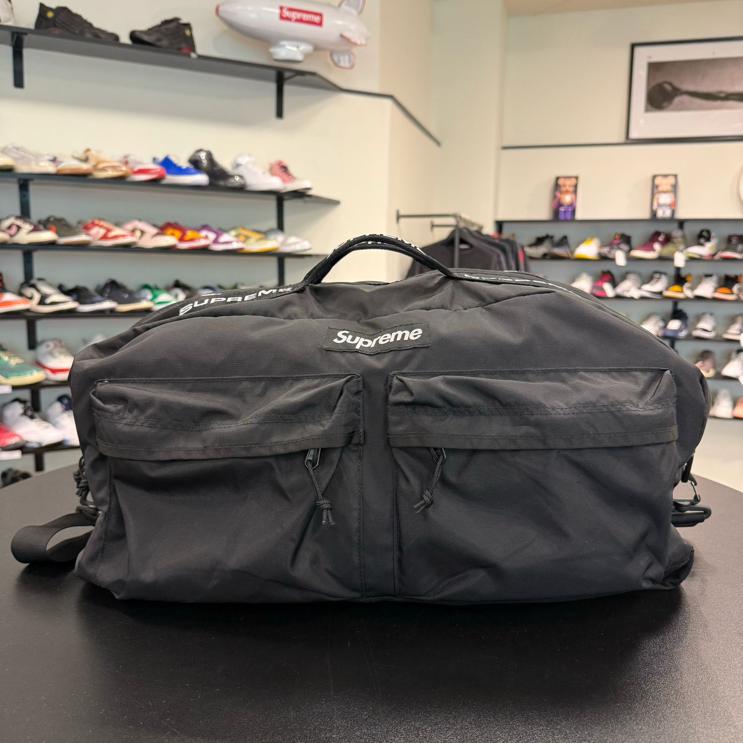 PO SUPREME DUFFLE BAG FW22 BLACK