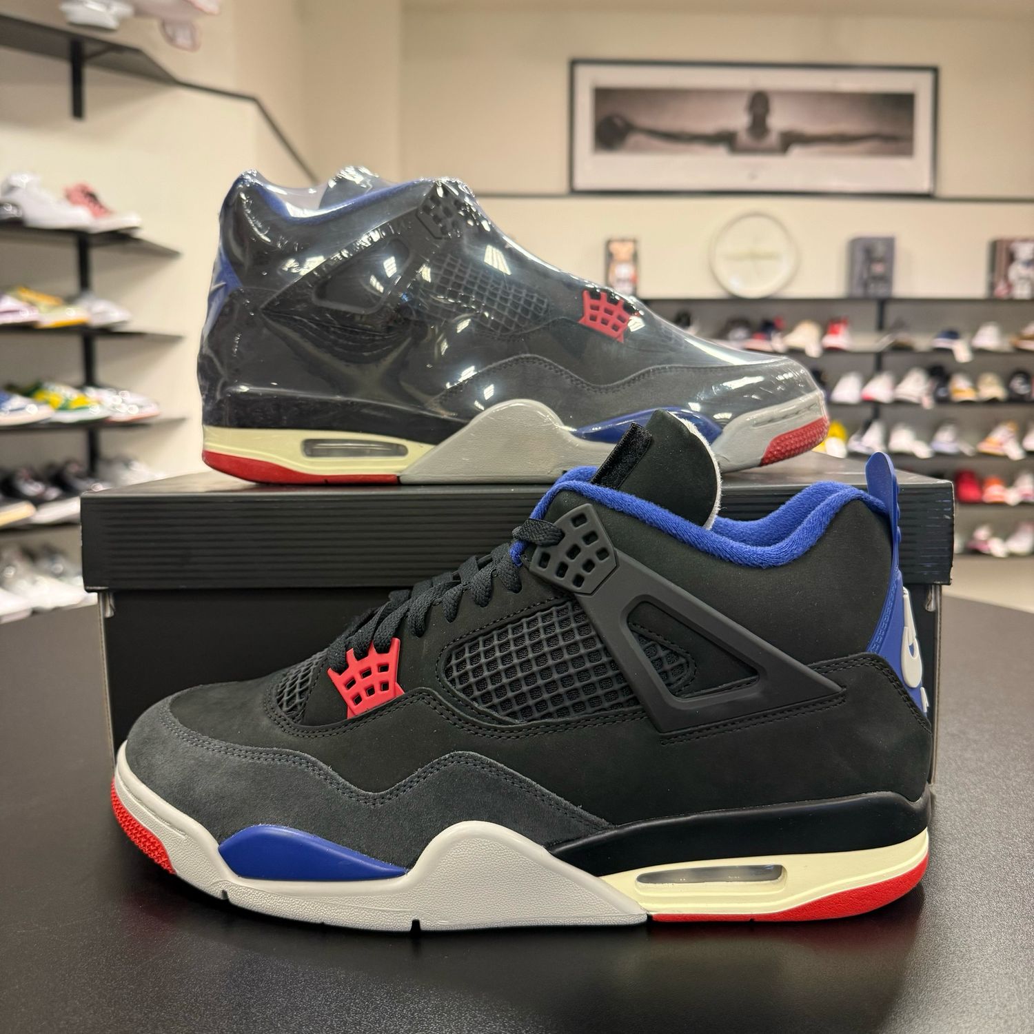 NEW AIR JORDAN 4 RETRO RARE AIR (GOLD LETTERING)