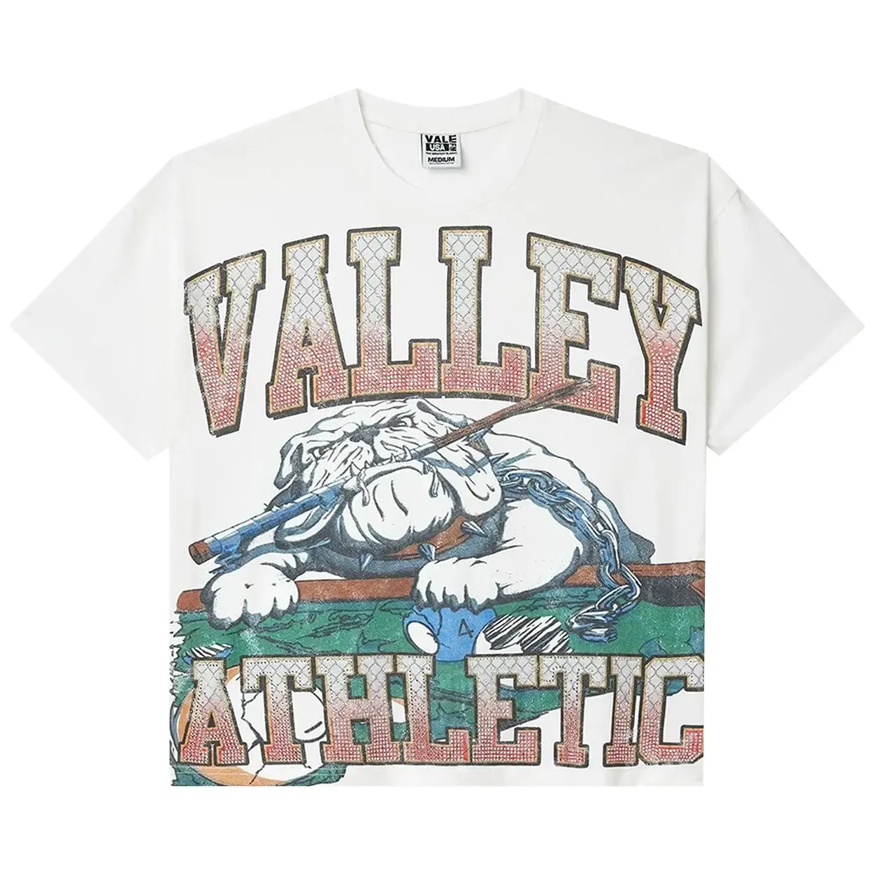 NEW VALE POLO BLING TEE WHITE