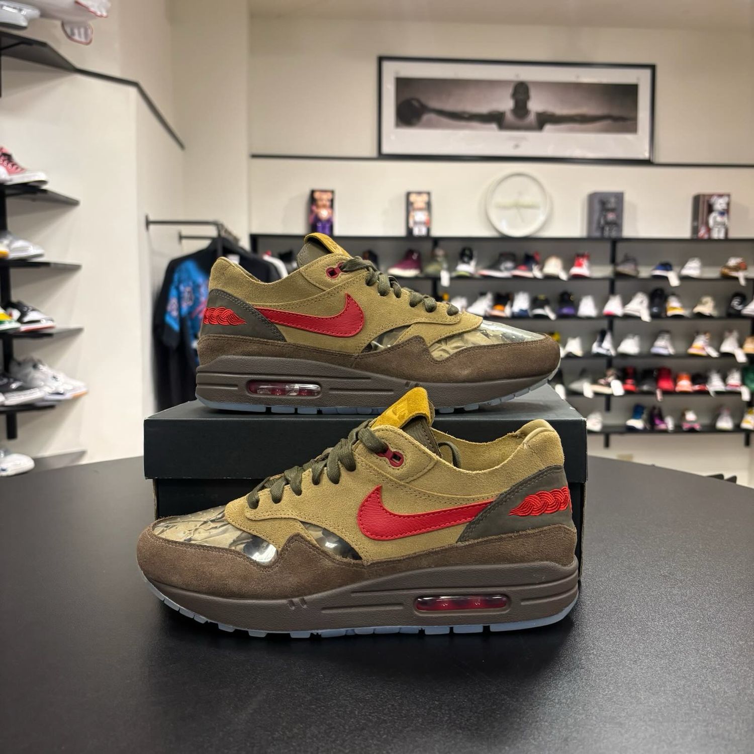 PO NB NIKE CLOT AIR MAX 1 KISS OF DEATH CHA SIZE 8