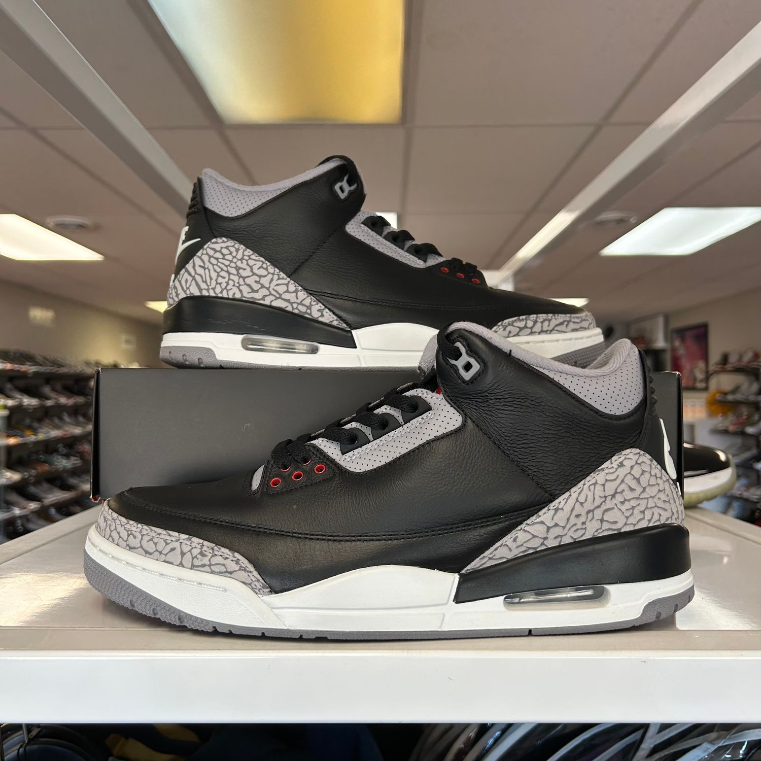 PO2 AIR JORDAN 3 RETRO OG BLACK CEMENT (2024) SIZE 12