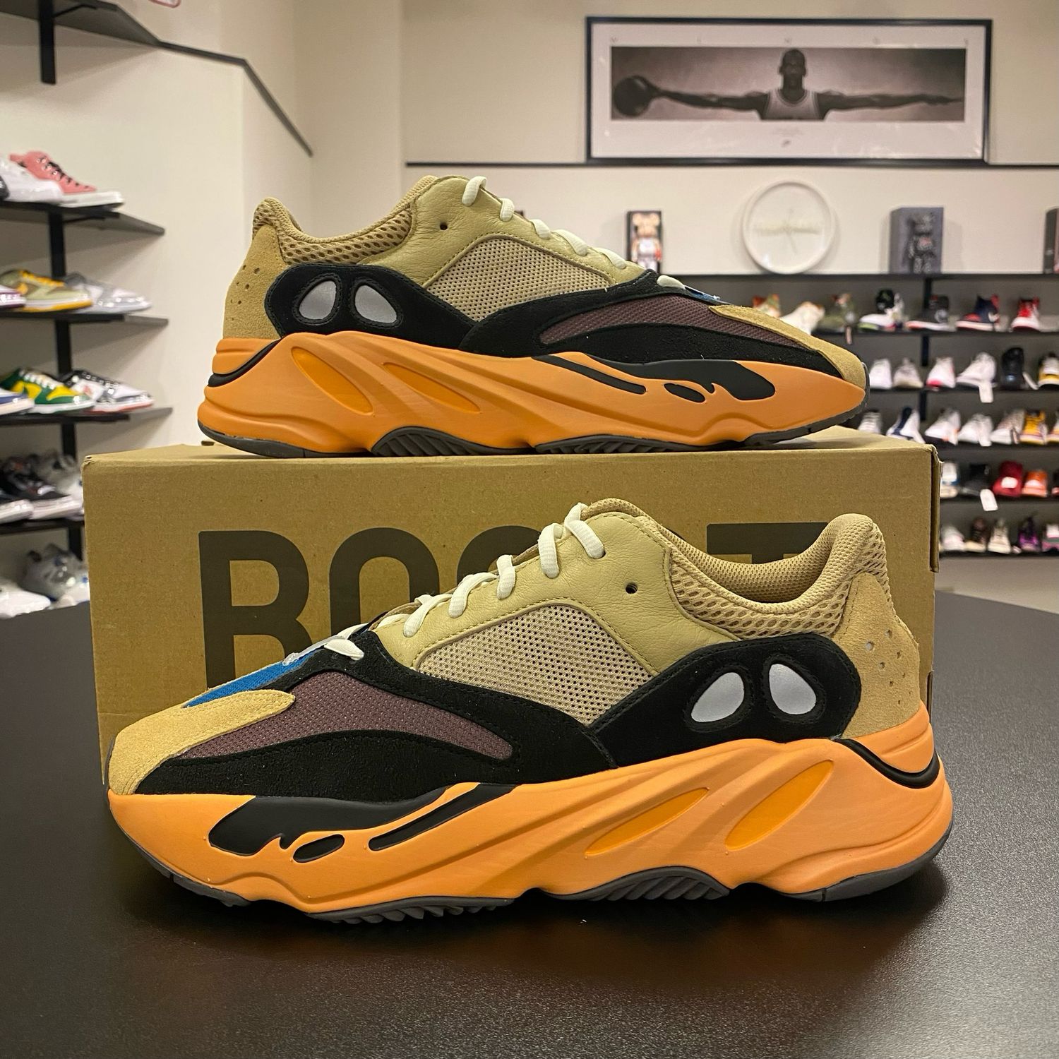 NEW ADIDAS YEEZY BOOST 700 ENFLAME AMBER